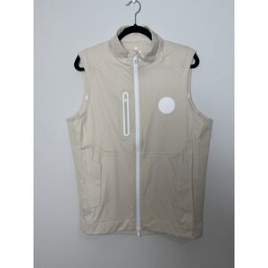 G/FORE Men's Stone Weather Resistant Slim Fit Repeller Vest Size Medium NEW